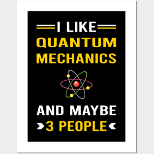 3 People Quantum Mechanics Posters and Art